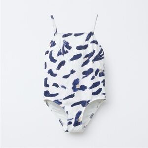 ZARA ANIMAL TEXTURE SWIMSUIT